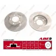 Jeu de 2 disques de frein avant ABE C30015ABE - Visuel 1