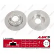 Jeu de 2 disques de frein avant ABE C30303ABE - Visuel 1