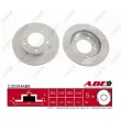 Jeu de 2 disques de frein avant ABE C30304ABE - Visuel 1