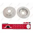 Jeu de 2 disques de frein avant ABE C30309ABE - Visuel 1