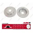 Jeu de 2 disques de frein avant ABE C30316ABE - Visuel 1
