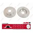 Jeu de 2 disques de frein avant ABE C30324ABE - Visuel 1