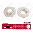 Jeu de 2 disques de frein avant ABE C30326ABE - Visuel 1
