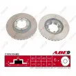 Jeu de 2 disques de frein avant ABE C30510ABE - Visuel 1