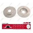 Jeu de 2 disques de frein avant ABE C30511ABE - Visuel 1