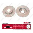 Jeu de 2 disques de frein avant ABE C30515ABE - Visuel 1