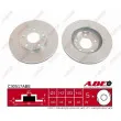 Jeu de 2 disques de frein avant ABE C30517ABE - Visuel 1