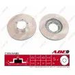 Jeu de 2 disques de frein avant ABE C30519ABE - Visuel 1