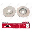 Jeu de 2 disques de frein avant ABE C30522ABE - Visuel 1