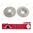 Jeu de 2 disques de frein avant ABE C30527ABE - Visuel 1