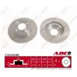 Jeu de 2 disques de frein avant ABE C30528ABE - Visuel 1