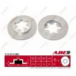 Jeu de 2 disques de frein avant ABE C31031ABE - Visuel 1