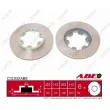 Jeu de 2 disques de frein avant ABE C31032ABE - Visuel 1