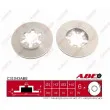 Jeu de 2 disques de frein avant ABE C31043ABE - Visuel 1