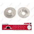 Jeu de 2 disques de frein avant ABE C31050ABE - Visuel 1