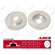 Jeu de 2 disques de frein avant ABE C31062ABE - Visuel 1