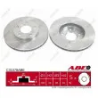 Jeu de 2 disques de frein avant ABE C31078ABE - Visuel 1