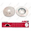 Jeu de 2 disques de frein avant ABE C31088ABE - Visuel 1