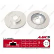 Jeu de 2 disques de frein avant ABE C31096ABE - Visuel 1