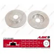 Jeu de 2 disques de frein avant ABE C31102ABE - Visuel 1