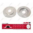 Jeu de 2 disques de frein avant ABE C31111ABE - Visuel 1