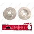 Jeu de 2 disques de frein avant ABE C32015ABE - Visuel 1