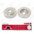 Jeu de 2 disques de frein avant ABE C32061ABE - Visuel 1