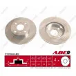 Jeu de 2 disques de frein avant ABE C32066ABE - Visuel 1