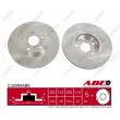 Jeu de 2 disques de frein avant ABE C32089ABE - Visuel 1