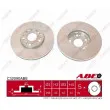 Jeu de 2 disques de frein avant ABE C32090ABE - Visuel 1