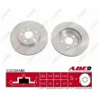 Jeu de 2 disques de frein avant ABE C32100ABE - Visuel 1