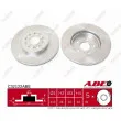 Jeu de 2 disques de frein avant ABE C32122ABE - Visuel 1