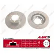 Jeu de 2 disques de frein avant ABE C32123ABE - Visuel 1