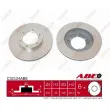 Jeu de 2 disques de frein avant ABE C32124ABE - Visuel 1
