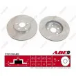 Jeu de 2 disques de frein avant ABE C32126ABE - Visuel 1