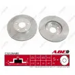 Jeu de 2 disques de frein avant ABE C32128ABE - Visuel 1