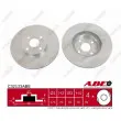 Jeu de 2 disques de frein avant ABE C32133ABE - Visuel 1