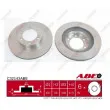 Jeu de 2 disques de frein avant ABE C32143ABE - Visuel 1
