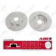 Jeu de 2 disques de frein avant ABE C32149ABE - Visuel 1