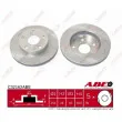 Jeu de 2 disques de frein avant ABE C32162ABE - Visuel 1