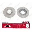 Jeu de 2 disques de frein avant ABE C33035ABE - Visuel 1