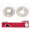 Jeu de 2 disques de frein avant ABE C33038ABE - Visuel 1