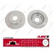 Jeu de 2 disques de frein avant ABE C33040ABE - Visuel 1