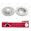 Jeu de 2 disques de frein avant ABE C33042ABE - Visuel 1