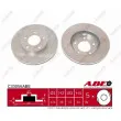 Jeu de 2 disques de frein avant ABE C33056ABE - Visuel 1
