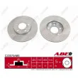 Jeu de 2 disques de frein arrière ABE C33075ABE - Visuel 1