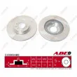 Jeu de 2 disques de frein avant ABE C33083ABE - Visuel 1