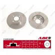 Jeu de 2 disques de frein avant ABE C34019ABE - Visuel 1