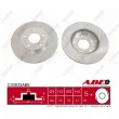 Jeu de 2 disques de frein avant ABE C34033ABE - Visuel 1