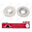 Jeu de 2 disques de frein avant ABE C35014ABE - Visuel 1